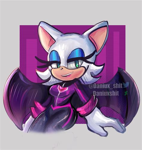 rouge the bat fan art|picture of rouge from sonic.